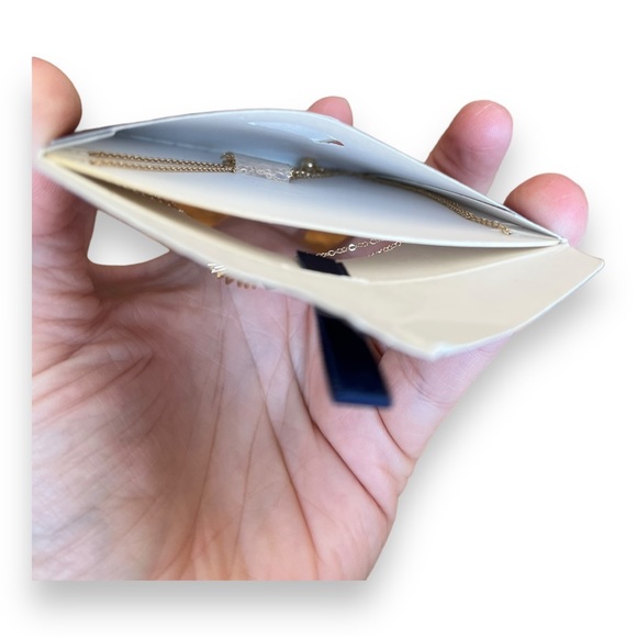 Nordstrom Stephen & Co. Half Sun and Purple Amethyst Layered Necklace Goldtone - Picture 6 of 6